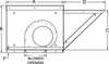 Dayton Supply Vent, 13 1/4 In 7D515