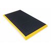 Notrax Antifatigue Mat, 3 ft 2 in W x 3 ft 4 in L, 7/8 In Thick 549S3840YB