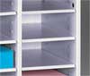 Tennsco Shelves, Legal Size, Light Gray, PK5 5005LGY