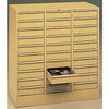 Tennsco 30 2/3 in W 30 Drawer Horizontal Literature Organizer, Black 3085BK