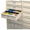 Tennsco 30 2/3 in W 30 Drawer Horizontal Literature Organizer, Putty 3085PY