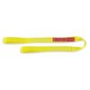 Lift-All Web Sling, Type 3, 20 ft L, 4 in W, Polyester, Yellow EE1604DFX20