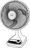 Air King 9" Table & Floor Fan, Oscillating, 2 Speeds, 120VAC, Tilting Head 9154