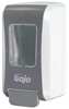Gojo FMX-20 2000mL Foam Soap Dispenser, Push-Style, White/Gray 5270-06