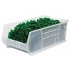 Akro-Mils 300 lb Storage Bin, Plastic, 16 1/2 in W, 11 in H, 29 7/8 in L, Clear 30293SCLAR