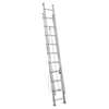 Werner 20 ft Aluminum Extension Ladder, 250 lb Load Capacity D1320-2
