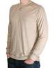 National Safety Apparel Flame Resistant Crewneck Shirt, Khaki, Modacrylic, S C51FRSRLSSM