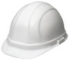 Erb Safety Front Brim Hard Hat, Type 1, Class E, Ratchet (6-Point), White 19951-WHITE