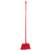 Carlisle Foodservice Angle Broom Flagged Bristle, 56", Red, PK12 41082EC05