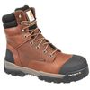 Carhartt Size 13 Men's 8 in Work Boot Composite Work Boot, Brown CME8355