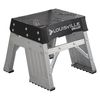 Louisville 1 Step, Aluminum Step Stand, 375 lb. Load Capacity, Silver AY8001