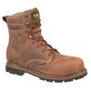 Carolina Shoe Size 10-1/2 Men's 8 in Work Boot Steel Work Boot, Brown CA3557