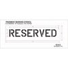 Rae Pavement Stencil, Reserved, STL-108-70633 STL-108-70633