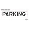 Rae Pavement Stencil, Parking, STL-108-71022 STL-108-71022