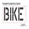 Rae Pavement Stencil, Bike, STL-108-72417 STL-108-72417