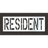 Rae Pavement Stencil, Resident, STL-108-72430 STL-108-72430