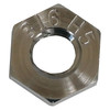 Zoro Select Hex Nut, #6-32, 316 Stainless Steel, Not Graded, Plain, 7/64 in Ht NUT93006C