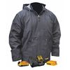 Dewalt 20 V, Heated Jacket , Men's , Black , L DCHJ076ABD1-L