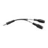 Tripp Lite Audio Cable, 3.5mm, 3 to 4 Position, 6" P318-06N-MFF