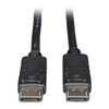 Tripp Lite DisplayPort Cable, Latches, 4Kx2K, M/M, 6ft P580-006