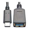 Tripp Lite USB 3.1 Gen 1 Cable, Type C/A, M/F, 6" U428-06N-F