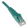 Tripp Lite Cat6 Cable, Snagless, Molded, Green, 12ft N201-012-GN
