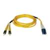 Tripp Lite Fiber Optic Cable, Dplx, SMF, 8.3, LC/ST, 20m N368-20M