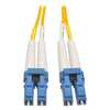 Tripp Lite Fiber Optic Cable, Dplx, SMF, 8.3, LC/LC, 2m N370-02M