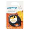 Dymo Tape, White, Black DYM18771