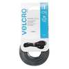 Velcro Brand Fastener, Reusable Ties, Black, PK50, 8", 1/2" Wd, Black, 50 PK 90924
