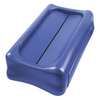 Rubbermaid Commercial Trash Can Lid, 11.4 in W/Dia, Blue, Resin FG267360BLUE
