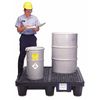 Ultratech Ultra Spill Pallet(R), Economy Model, 66 gal Spill Capacity, 4 Drum, 3000 lb, Polyethylene 1113