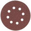 Bosch 5In Sanding Disc 8-Hole Red 240 Grit, PK5 SR5R240