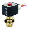 Redhat 120V AC Brass Solenoid Valve, Normally Closed, 1/4 in Pipe Size EF8320G182