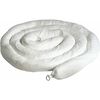 Spilltech Absorbent Boom, 30 gal, 5 in x 20 ft, Oil-Based Liquids, White, Spunbound Polypropylene WB520SN