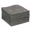 Spilltech Absorbent Pad, 23 gal, 15 in x 19 in, Universal, Gray, Polypropylene GPL100M