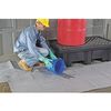 Spilltech Sorbents, 46 gal, 30 in x 150 ft, Universal, Gray, Polypropylene GRB150M