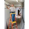 Werner 13 ft Fiberglass Podium Stepladder, 300 lb Capacity PD6210-4C