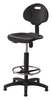 National Public Seating Polyurethane Task Chair, 22" to 32", No Arms, Black 6722HB