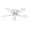 Hunter Decorative Ceiling Fan, 42" Blade Dia., 120V AC 51059