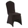 Zoro Select Stretch Fitted Banquet Chair Cover, Black 16411