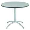 Cafeworks Round CafÃ©Worksâ„¢ Table, Gray - 42" Round x 29"H, 42" W, 42" L, 29" H, Laminated Melamine Top 65647