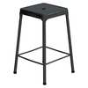 Safco Stool, No Backrest, 25", Color: Black 6605BL