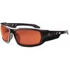 Skullerz By Ergodyne Safety Glasses, Copper Scratch-Resistant ODIN