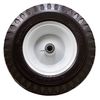 Marastar Flat Free Wheel, Polyurethane, 400lb, White 00126