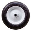 Marastar Flat Free Wheel, Polyurethane, 350lb, White 00083