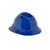 3M Full Brim Hard Hat, Type 1, Class E, Ratchet (4-Point), Navy Blue H-810R-UV