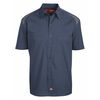 Dickies Short Sleeve Shirt, Dark Navy Smoke, XL 05DNSM RG XL