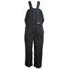 Refrigiwear Bib Overalls, Black, Size 42x31 In. 0685RBLKXLG