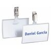 Durable Office Products Name Badge, Strap Clip, 1/8"W, 2-1/4"H, PK25 821619